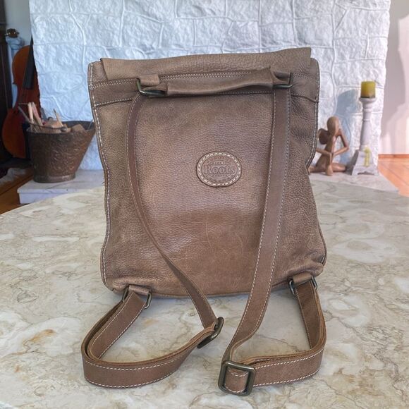 Roots Raiders Convertible Pack Tribe Leather Unisex Medium - Picture 8 of 16